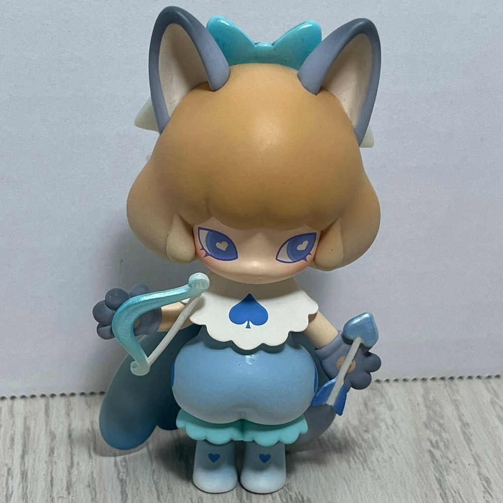 52TOYS Laplly Firefly Forest Series Wolf Figure Blue Bow Arrow Archer Hunter Dog